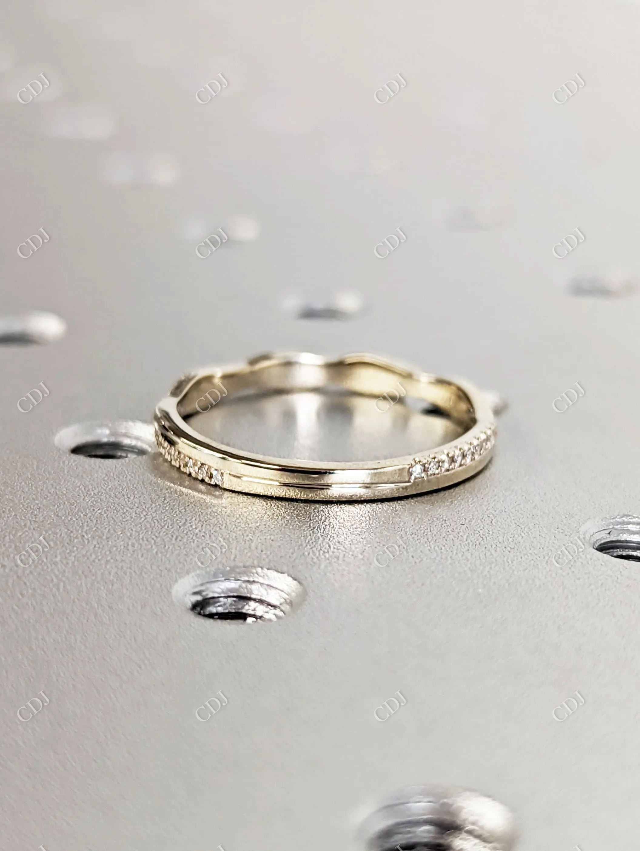 0.14CT Diamond Petite Twist Half Eternity Ring