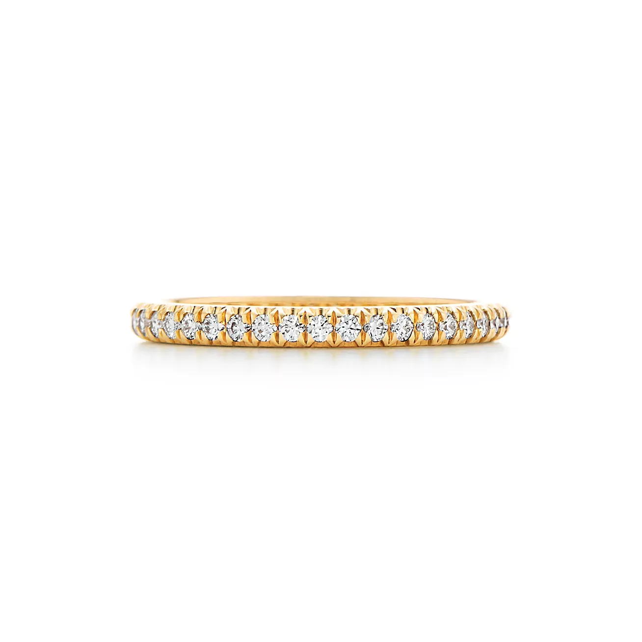 0.17 CTW Natural Diamond Half Eternity Ring