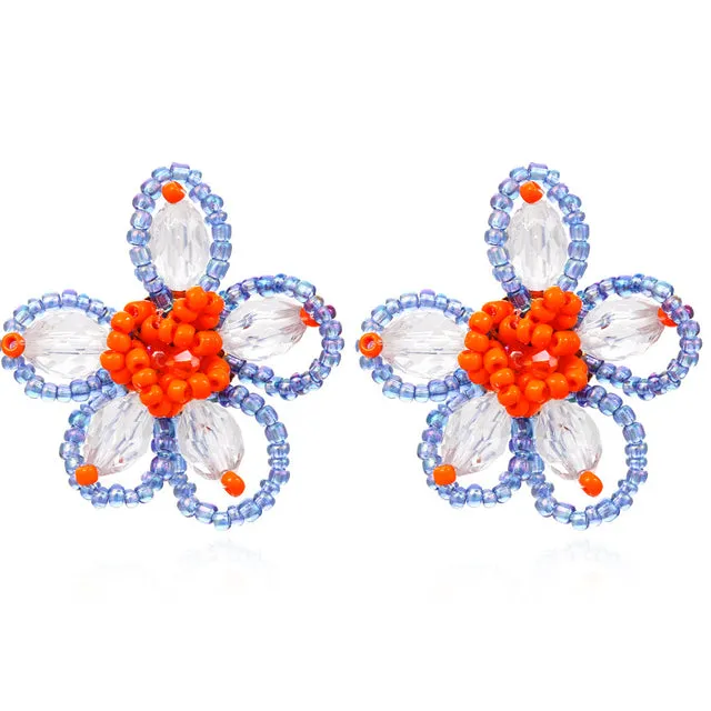 2022 ZA Bohemian Tassel Statement Earrings Jewelry For Woman Party