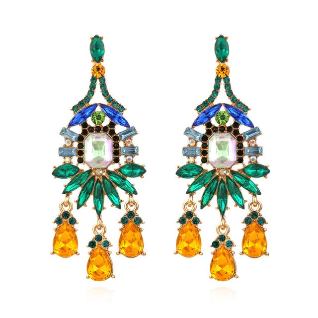 2022 ZA Bohemian Tassel Statement Earrings Jewelry For Woman Party