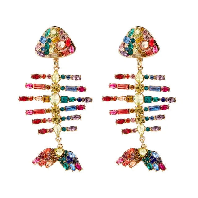 2022 ZA Bohemian Tassel Statement Earrings Jewelry For Woman Party