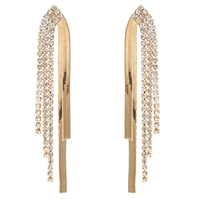 2022 ZA Bohemian Tassel Statement Earrings Jewelry For Woman Party
