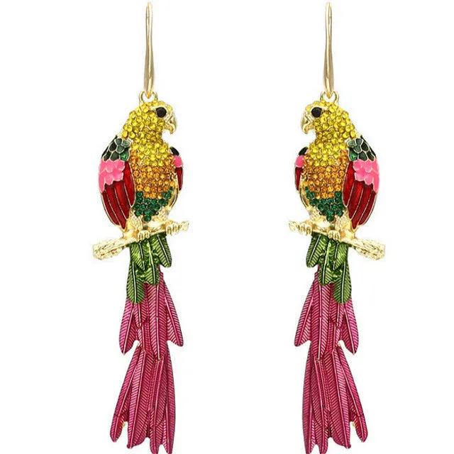 2022 ZA Bohemian Tassel Statement Earrings Jewelry For Woman Party