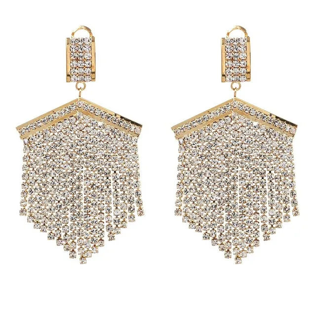 2022 ZA Bohemian Tassel Statement Earrings Jewelry For Woman Party