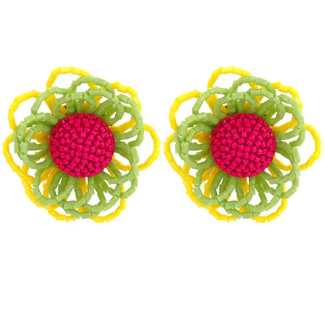 2022 ZA Bohemian Tassel Statement Earrings Jewelry For Woman Party