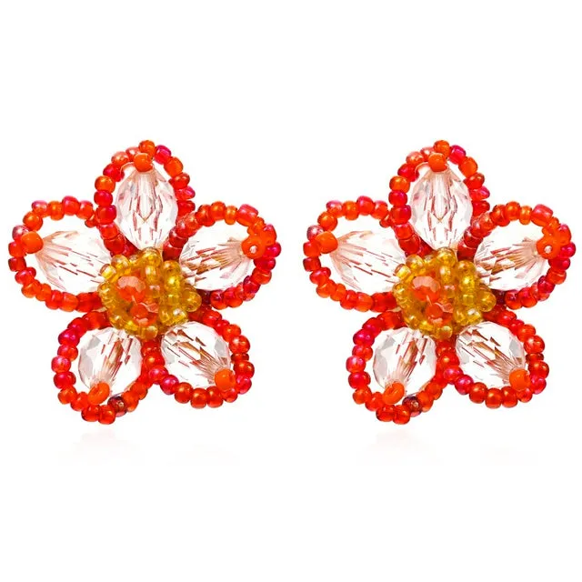 2022 ZA Bohemian Tassel Statement Earrings Jewelry For Woman Party