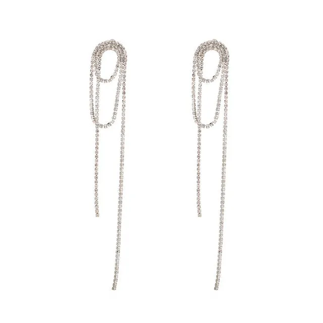 2022 ZA Bohemian Tassel Statement Earrings Jewelry For Woman Party