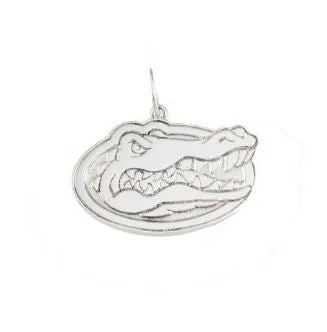 3/4" Sterling Silver Albert Gator Head Pendant