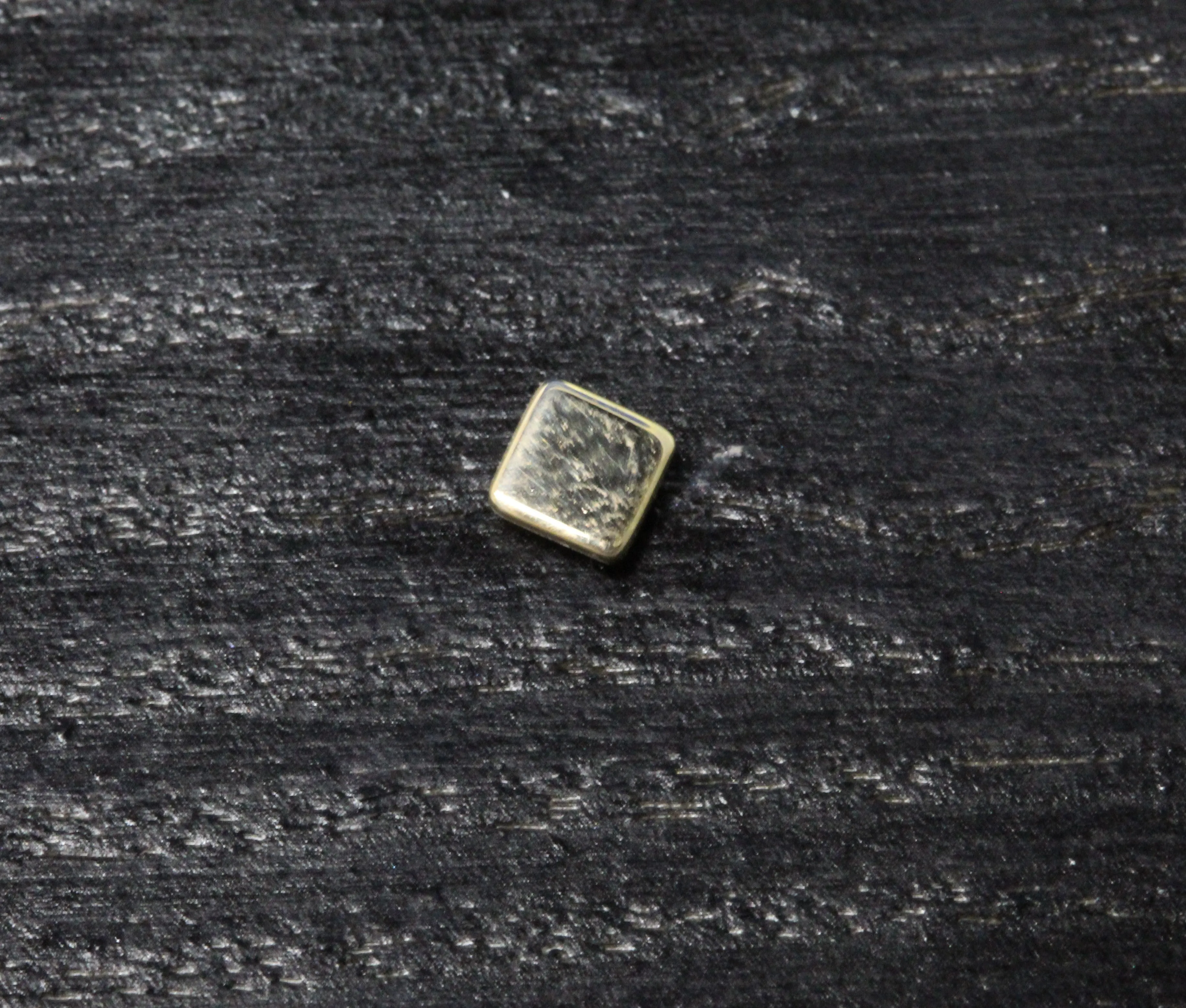 4mm Square in Rose Gold- 12/14g