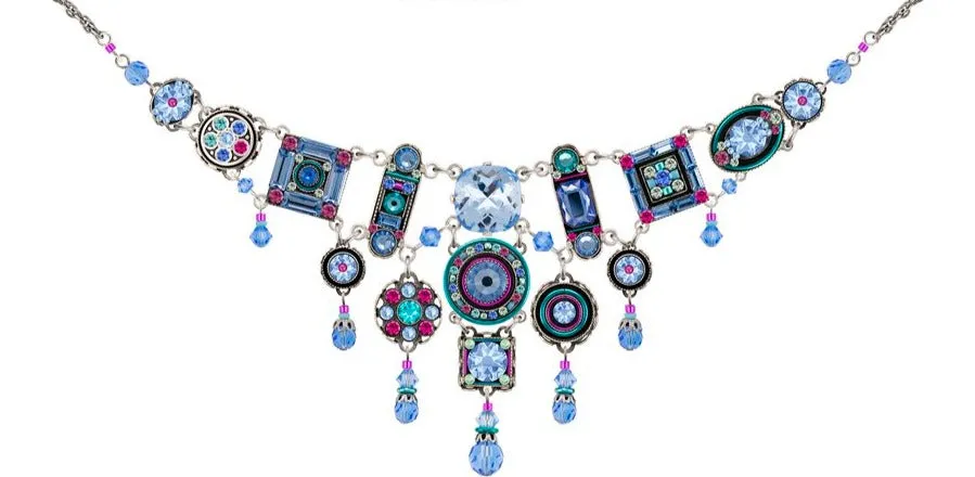 8300 Firefly La Dolce Vita Elaborate Swarovski Crystal Necklace