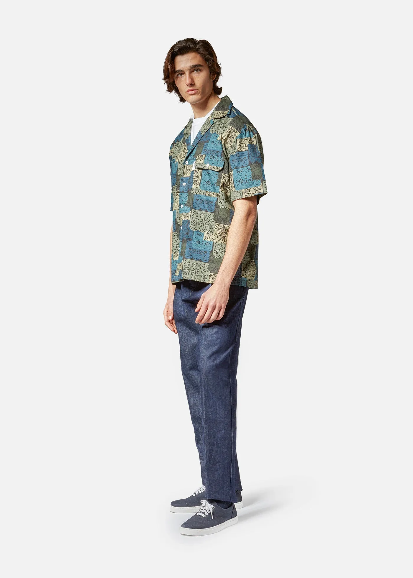 AAMBALA PRINTED BOWLING SHIRT