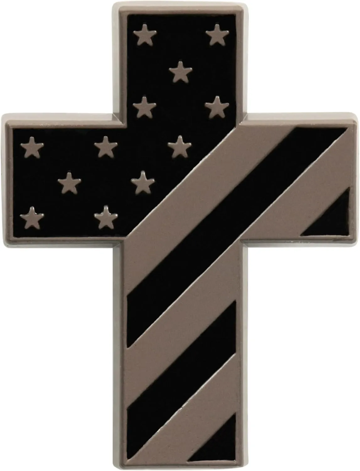 American Flag Christian Cross Lapel Pin