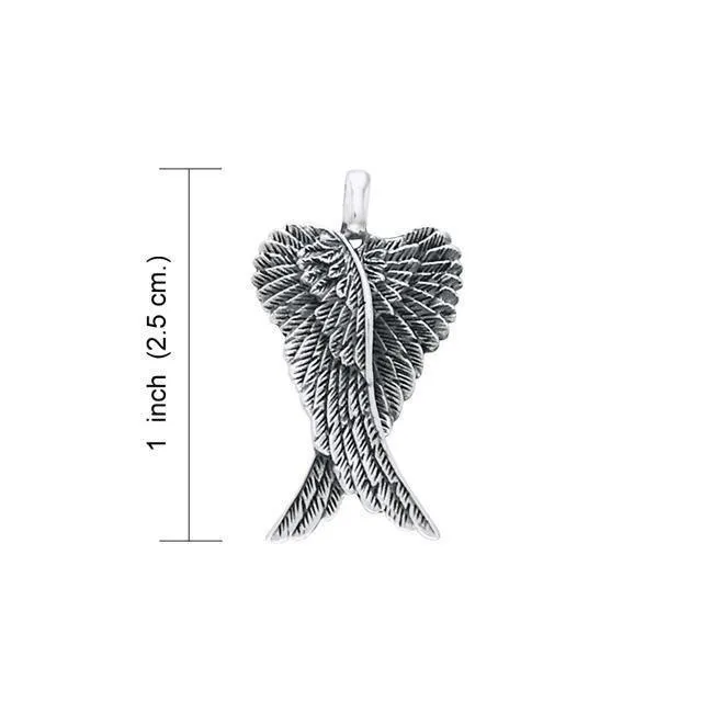 Angel Wings Silver Pendant TPD2934