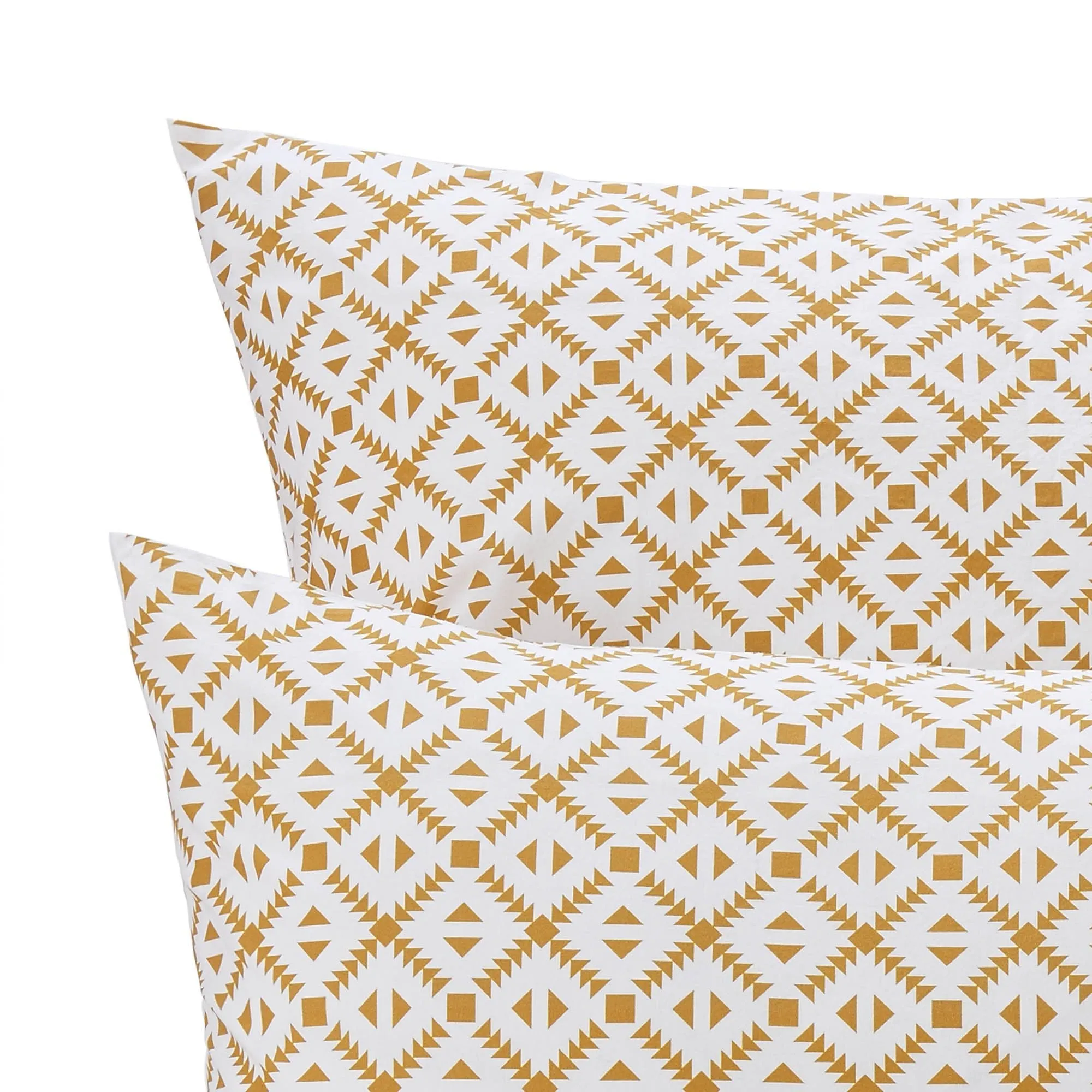 Arouca Pillowcase [White/Mustard]