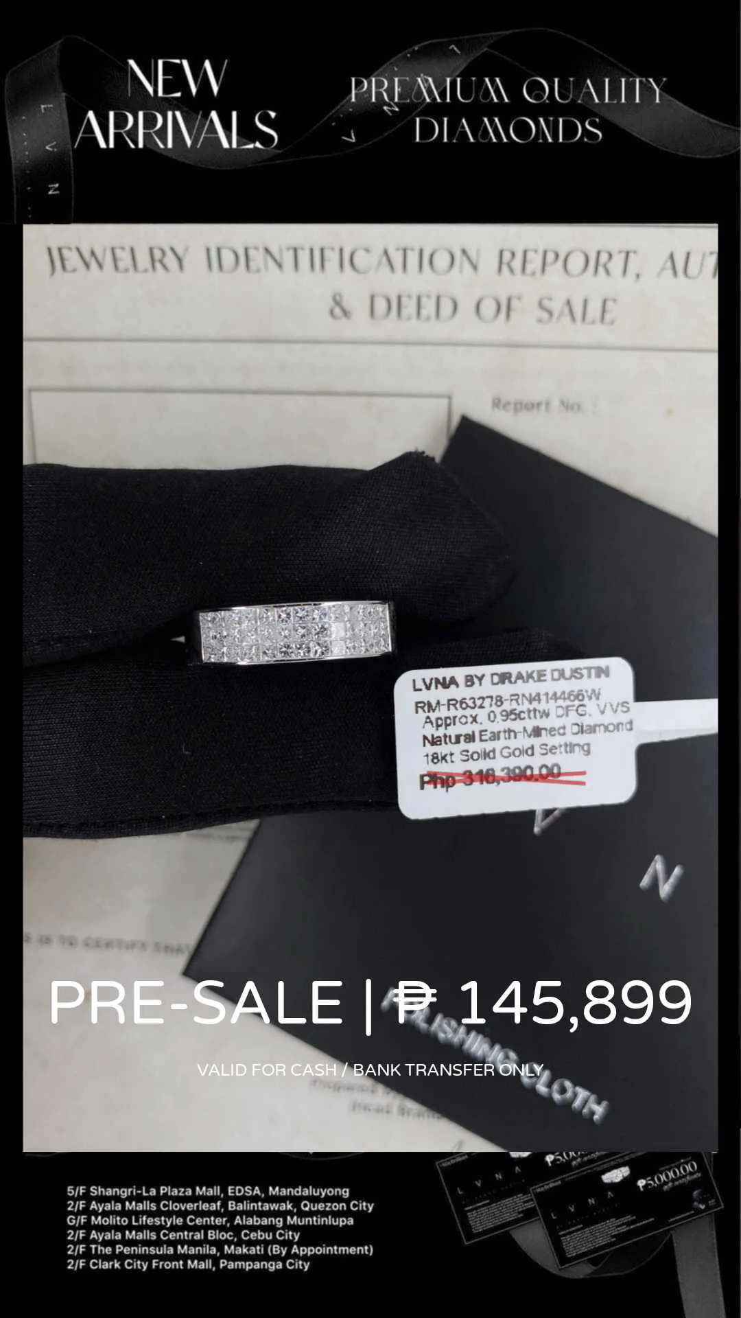 #BA67 | Layered Diamond Half Eternity Ring 18kt