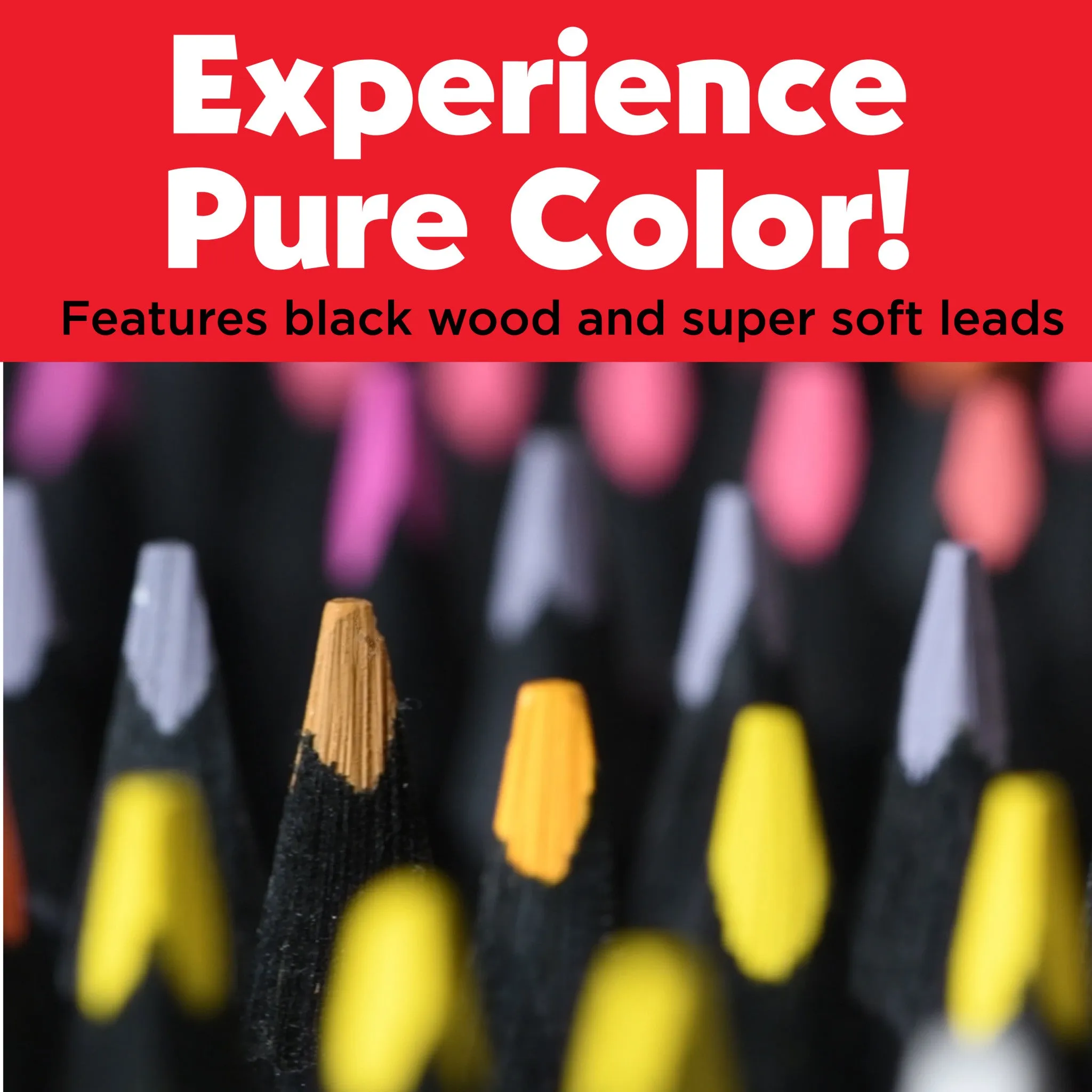 Black Edition Colored Pencils, Tin of 12 - #116413