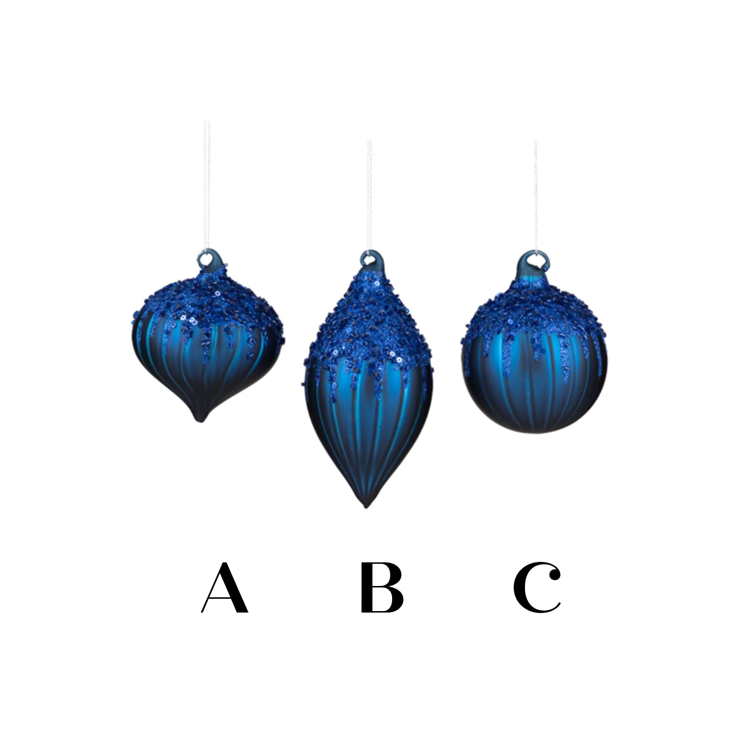 Blue Xmas Ornament