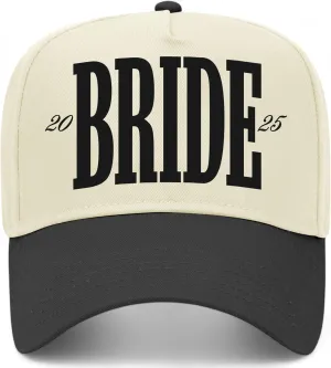 Bride Vintage Trucker Hat | Marriage Wedding Bachelorette | Premium Snapback Baseball Hat for Men & Women
