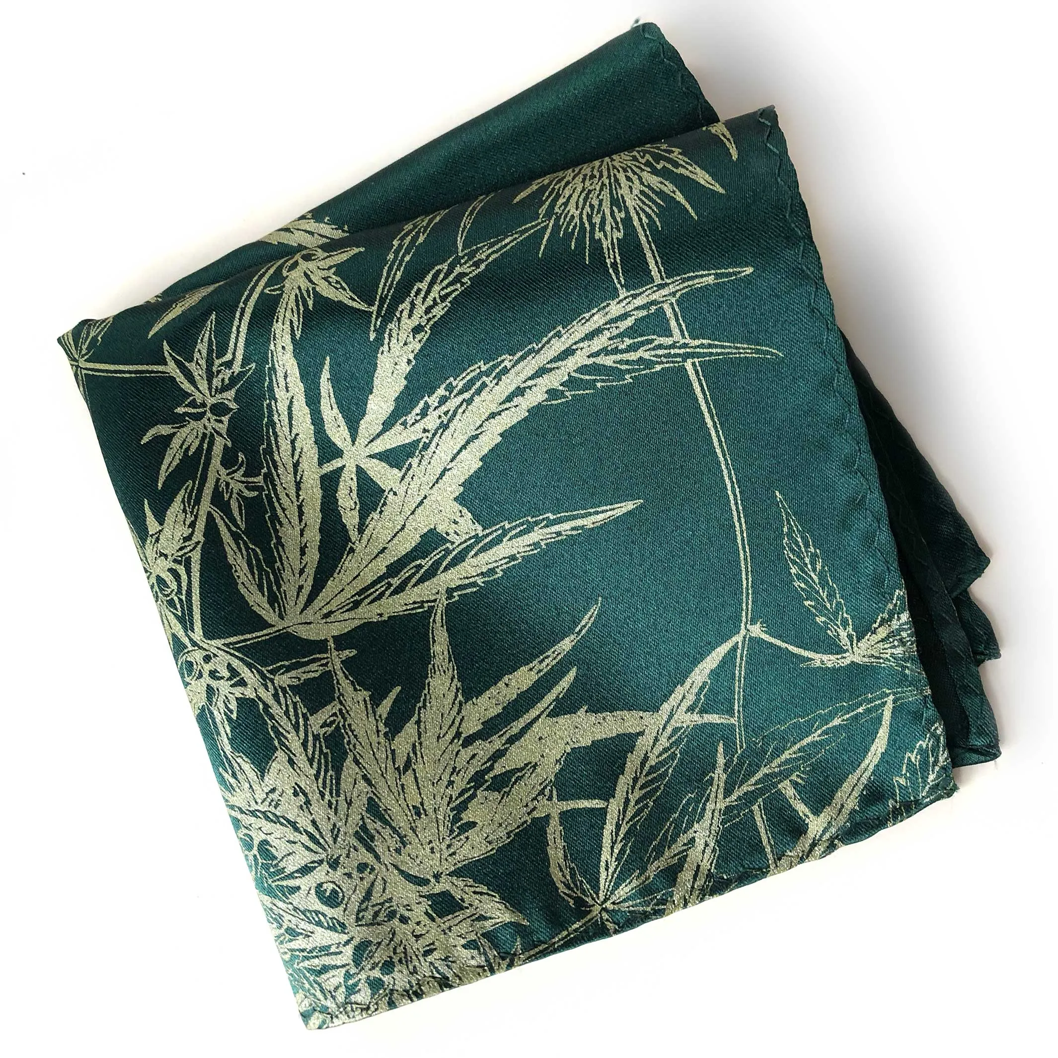 Cannabis Flower Pocket Square
