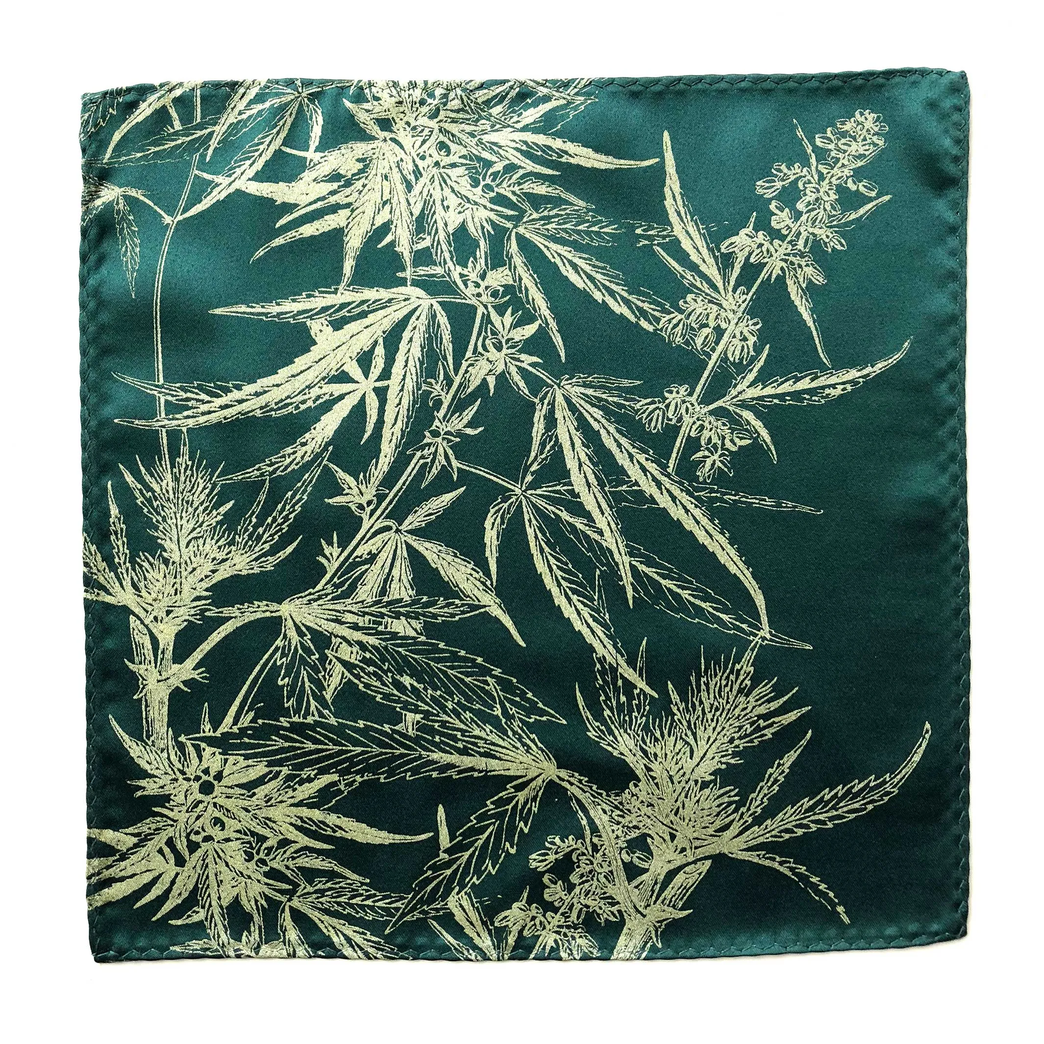 Cannabis Flower Pocket Square
