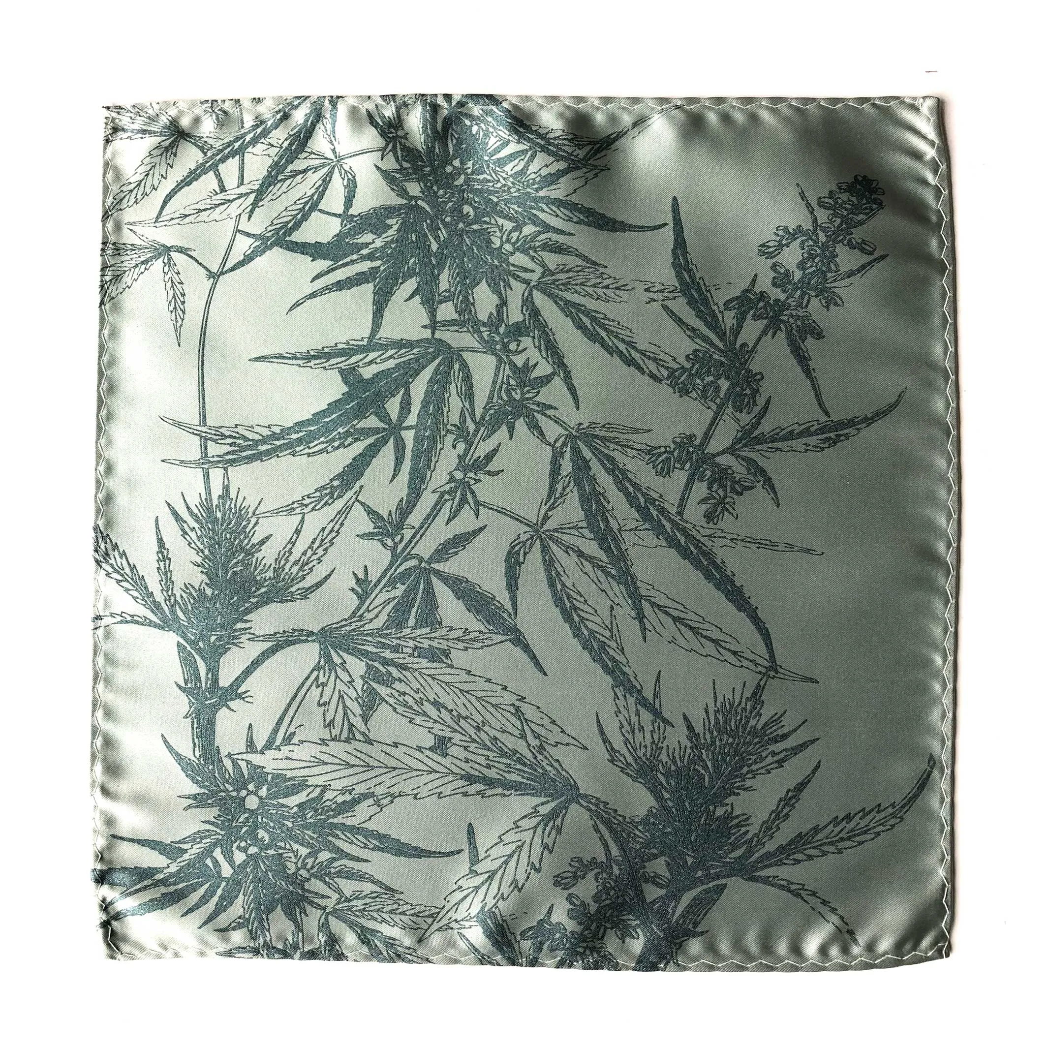 Cannabis Flower Pocket Square