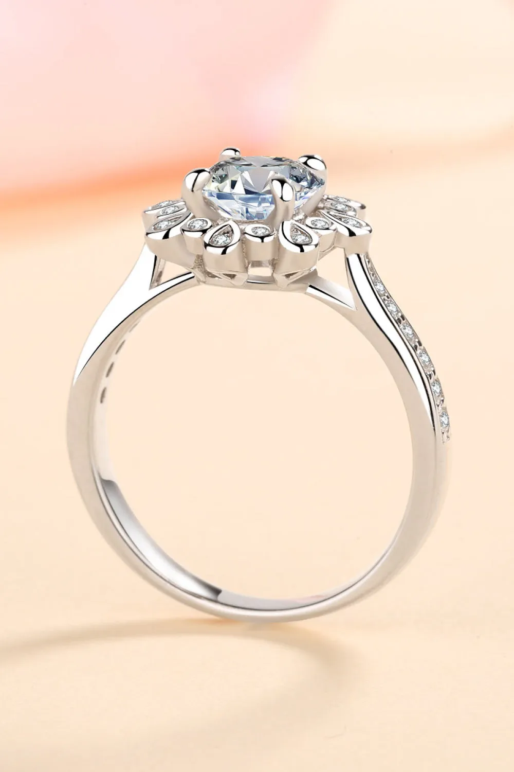 Can't Stop Your Shine 925 Sterling Silver Moissanite Ring