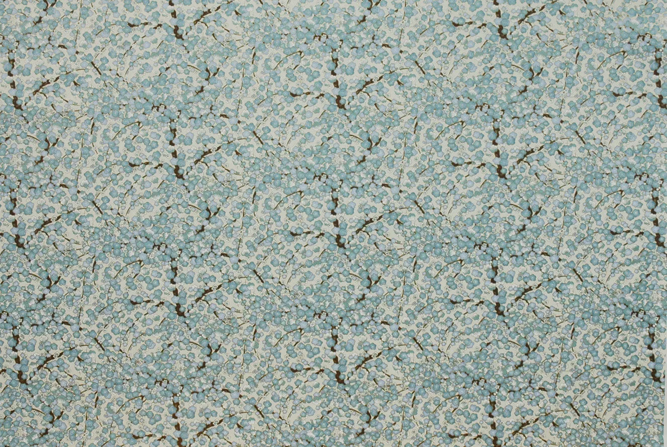Chiyogami Aqua Blossom Tree