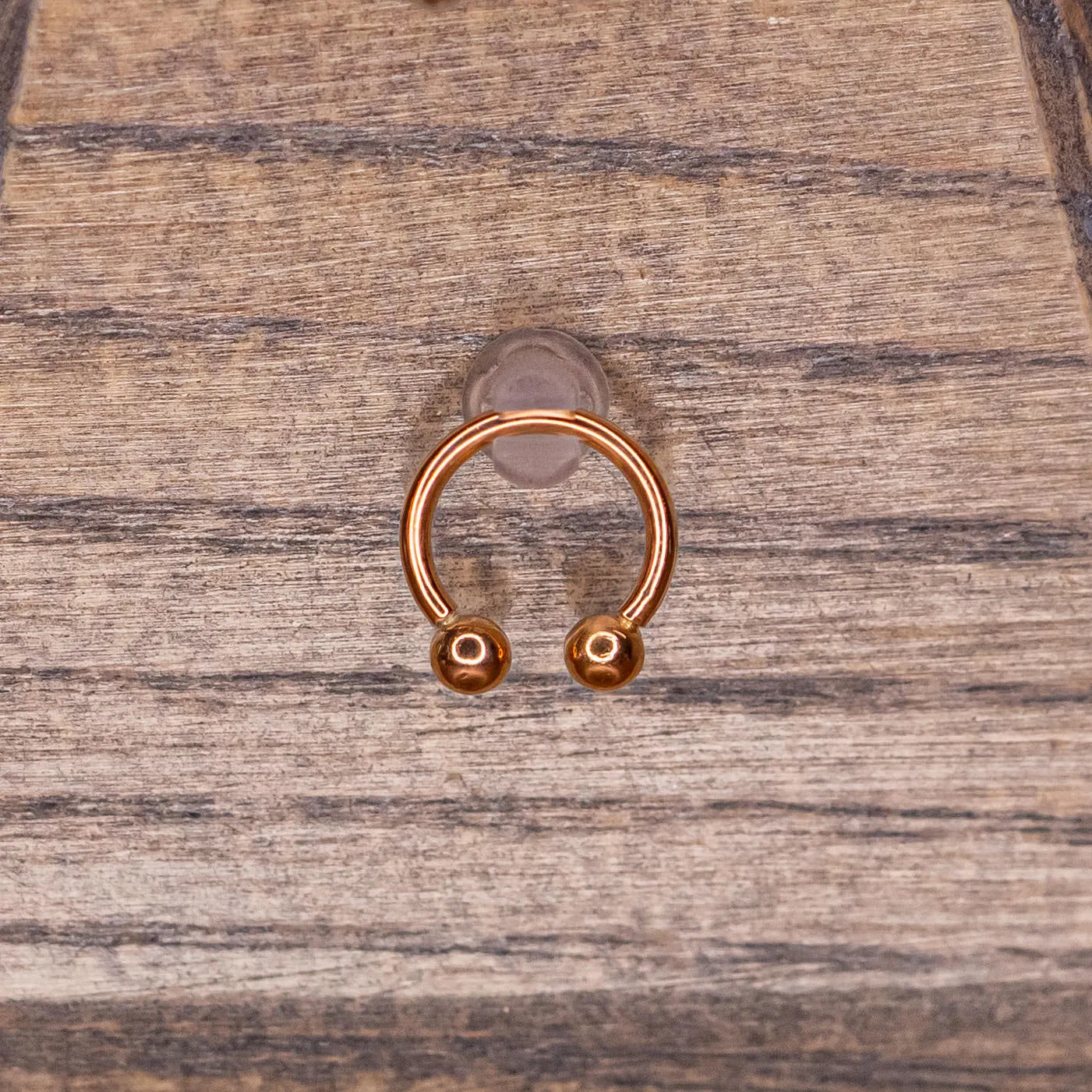 Circular Barbell in Rose Gold- 16g 3/8"