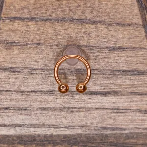 Circular Barbell in Rose Gold- 16g 3/8"