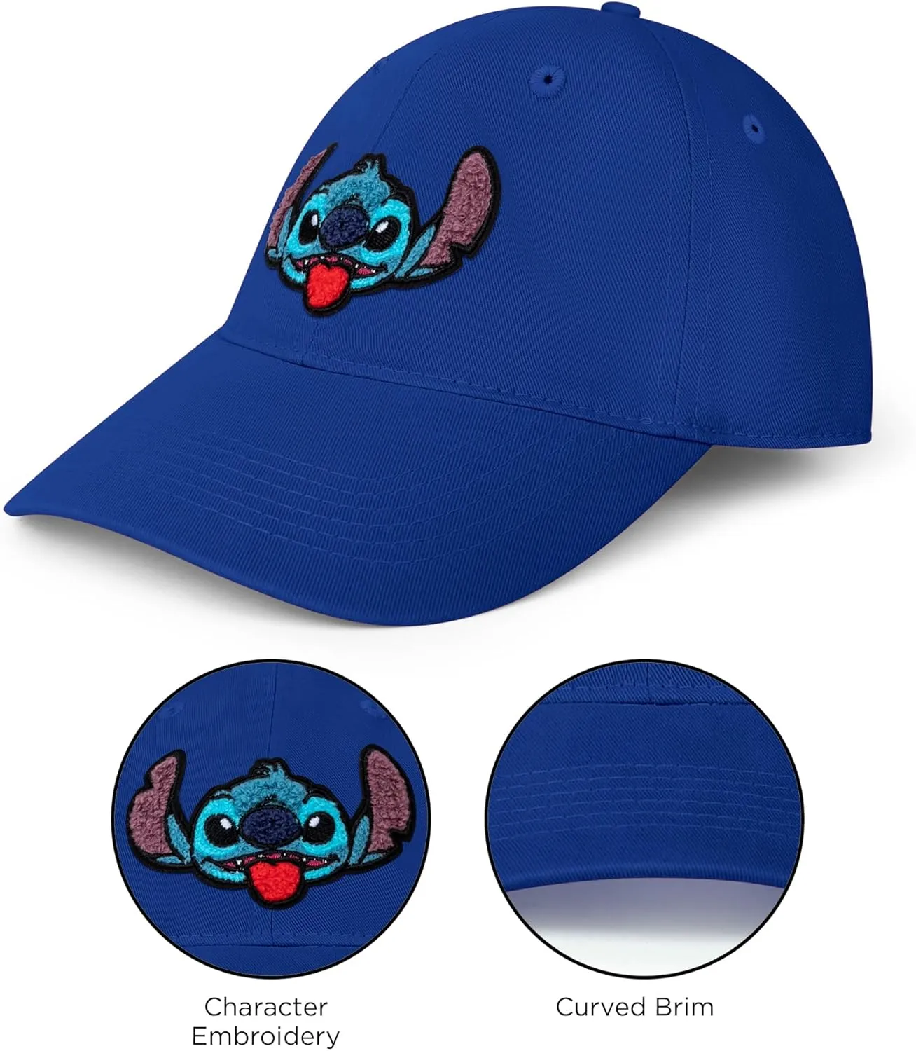 Disney Adult Baseball Cap, Lilo & Stitch Adjustable Dad Hat