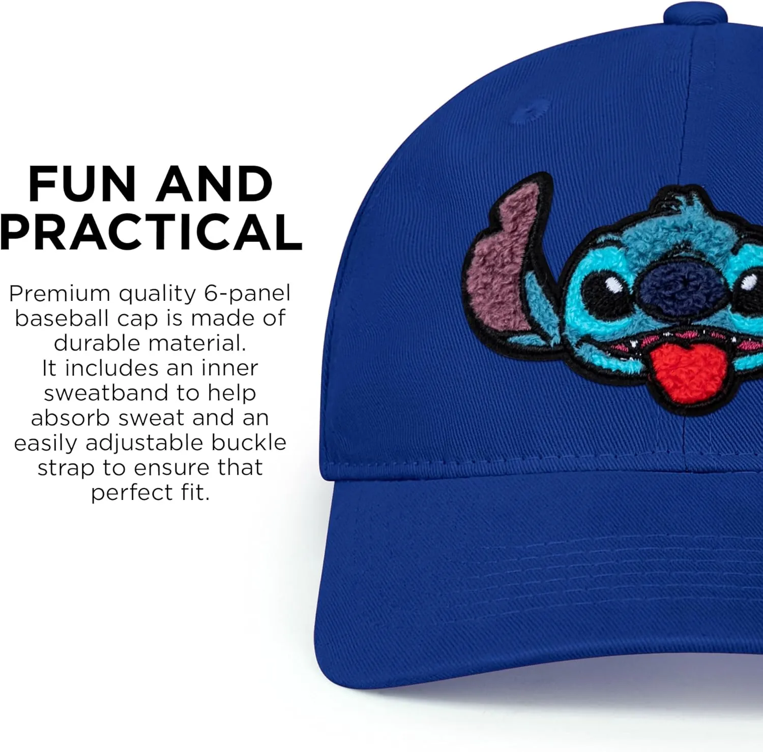 Disney Adult Baseball Cap, Lilo & Stitch Adjustable Dad Hat