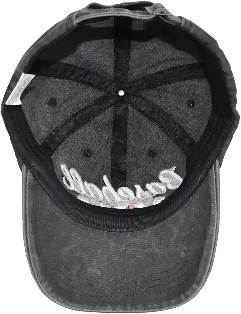 Distressed Baseball Mom Dad Hat for Women, Adjustable Washed Embroidered Baseball Cap for Mama