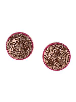 Gold Noor Stud Earrings