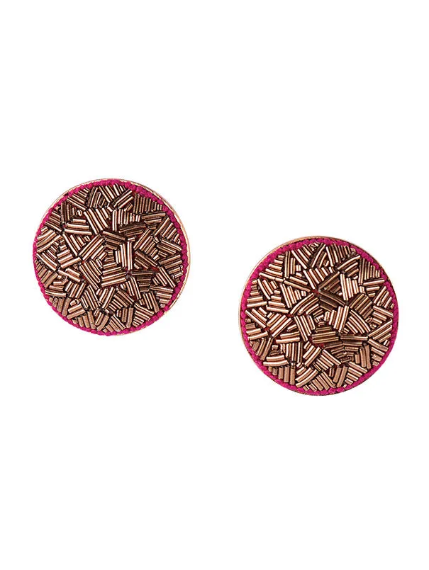 Gold Noor Stud Earrings