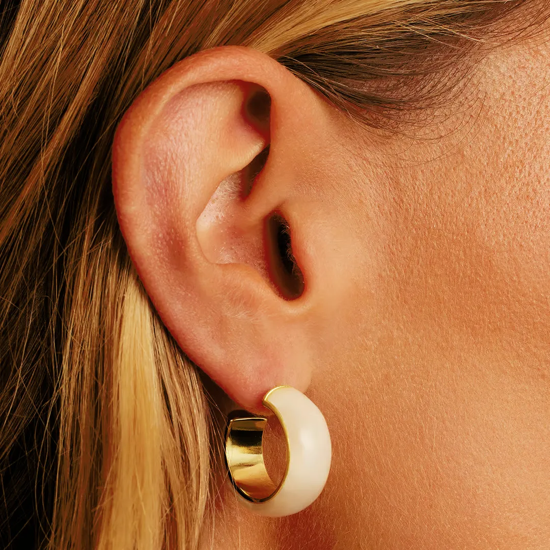 Gorjana Paseo Marble Small Hoops