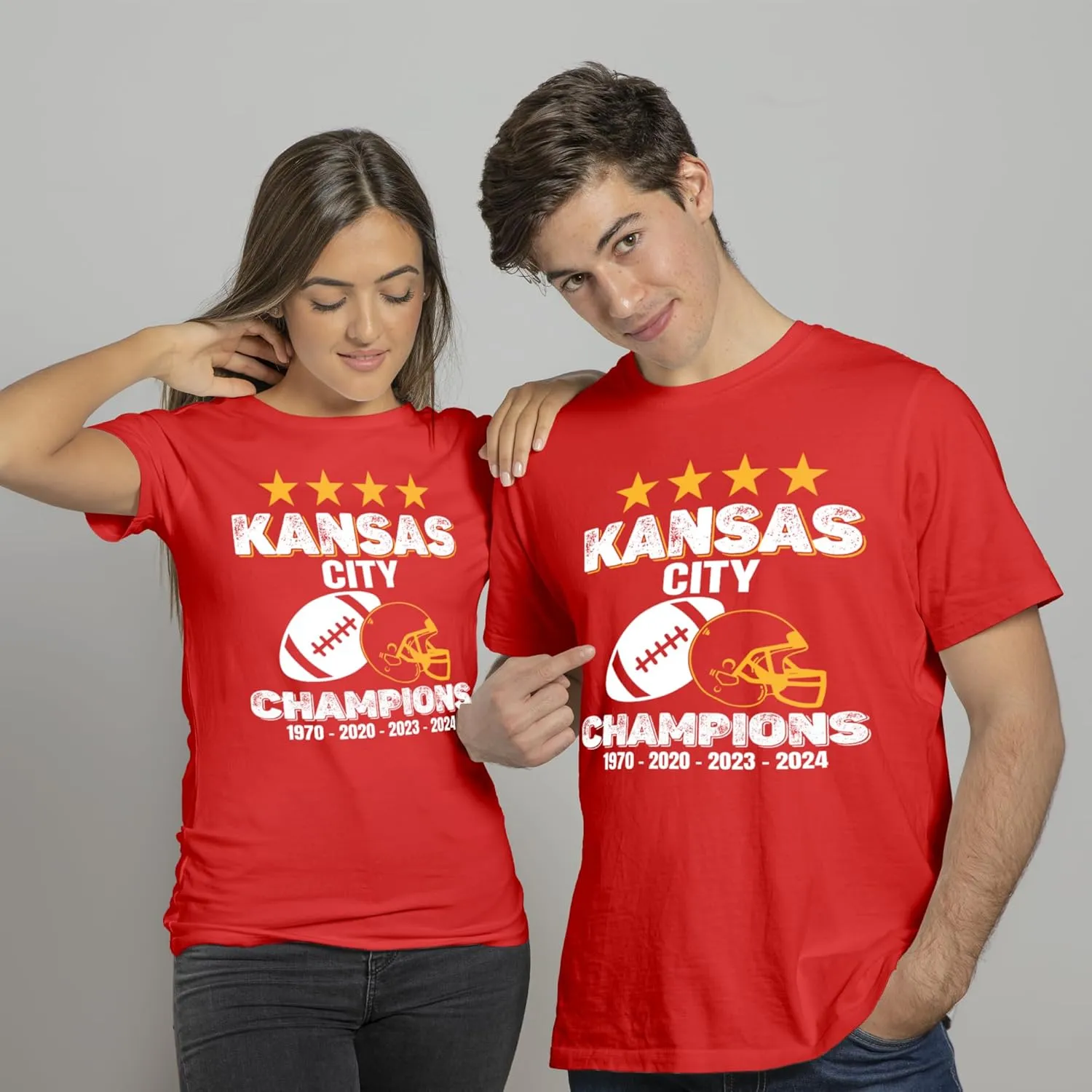 Kansas City Champions 2024 Mens T Shirt, Kansas Shirts for Men, Football Game Day Winners Top