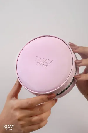 KOAY Circle Pink Jewelry Box