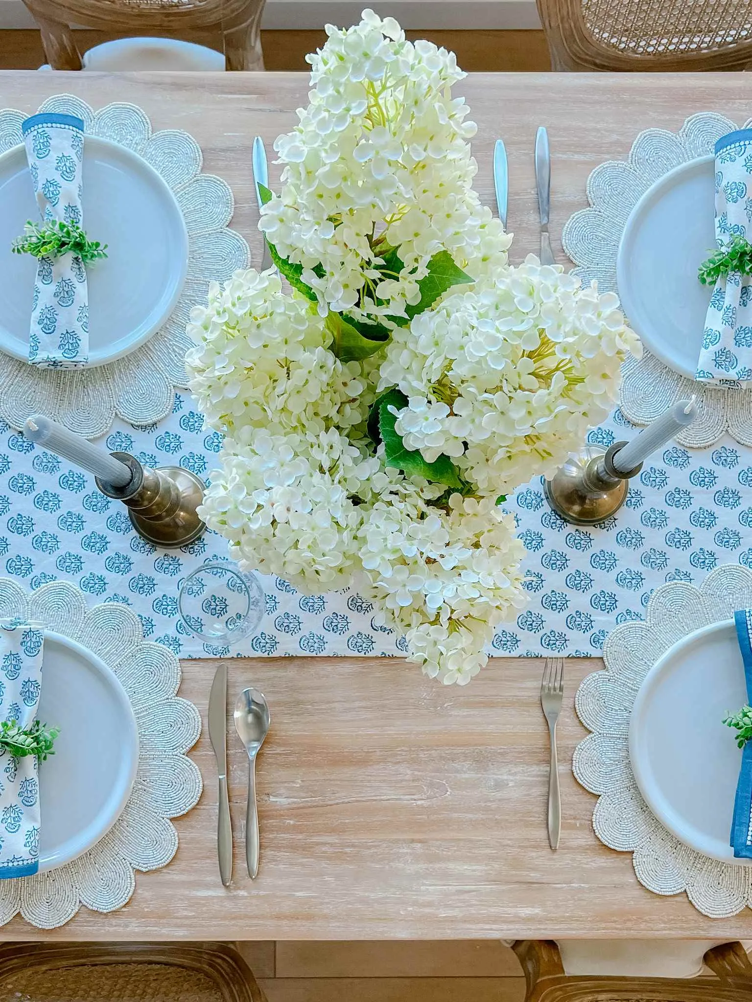 Marian Blue Table Runner