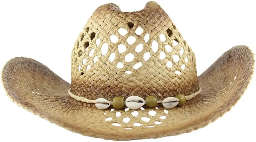 Men's & Women's Western Style Cowboy/Cowgirl Straw Hat