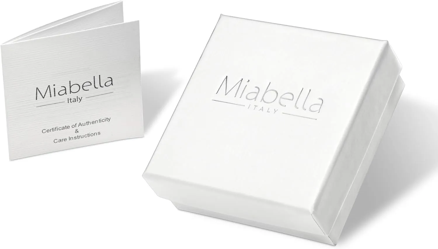 Miabella 925 Sterling Silver Italian 5mm Diamond-Cut Figaro Link Chain Necklace for Women Men, Made in Italy