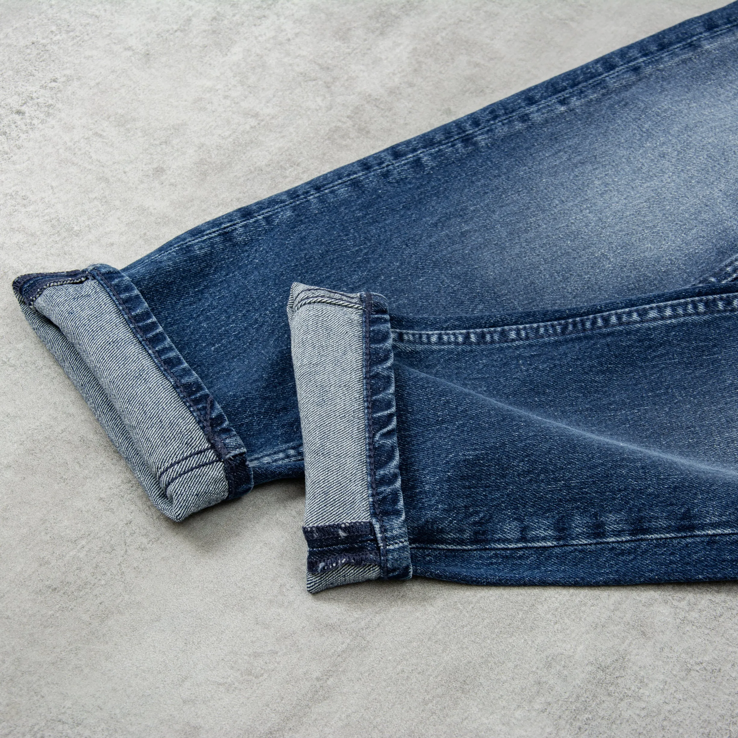Stylish Nudie Lean Dean Jeans in Indigo Ink – Slim Fit Denim Trousers for Modern Casual Wear