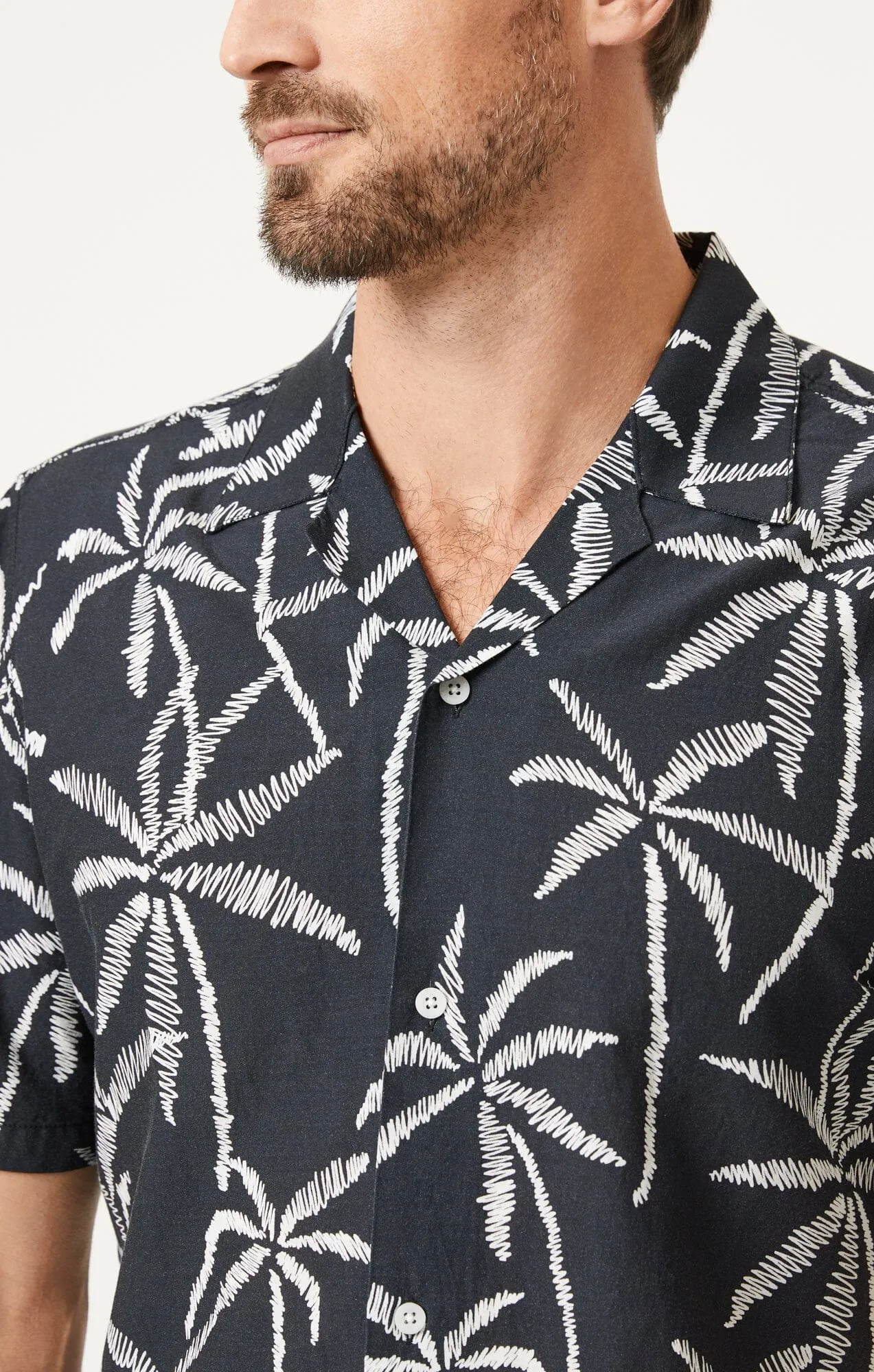 PRINTED SHIRT IN BLACK