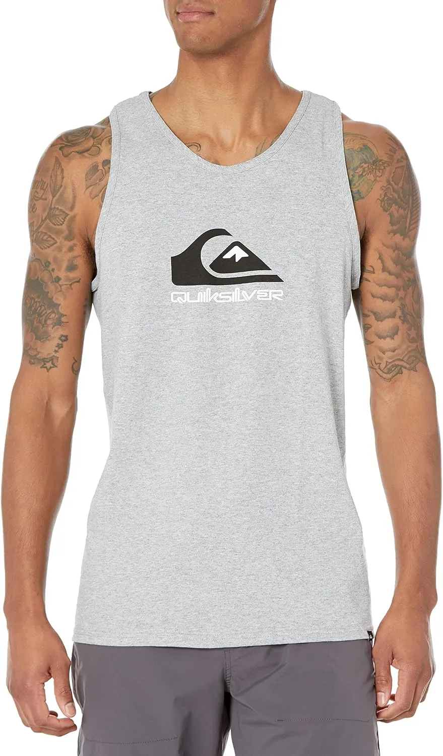 Quiksilver Men's Mw Logo Sleeveless Tank Top Tee Shirt