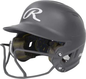 Rawlings | MACH HI-VIZ Fastpitch Softball Batting Helmet | Face Guard Attached