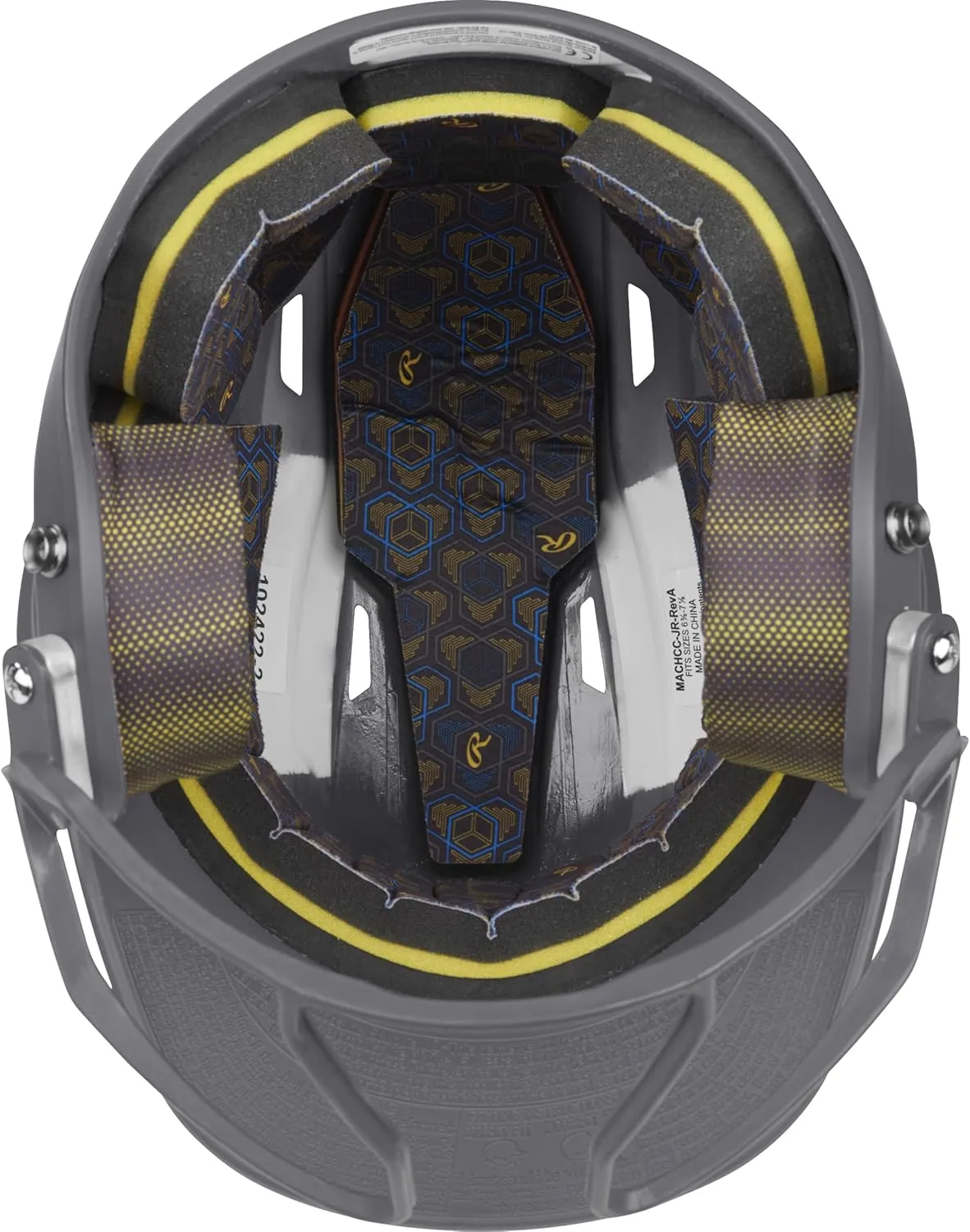 Rawlings | MACH HI-VIZ Fastpitch Softball Batting Helmet | Face Guard Attached