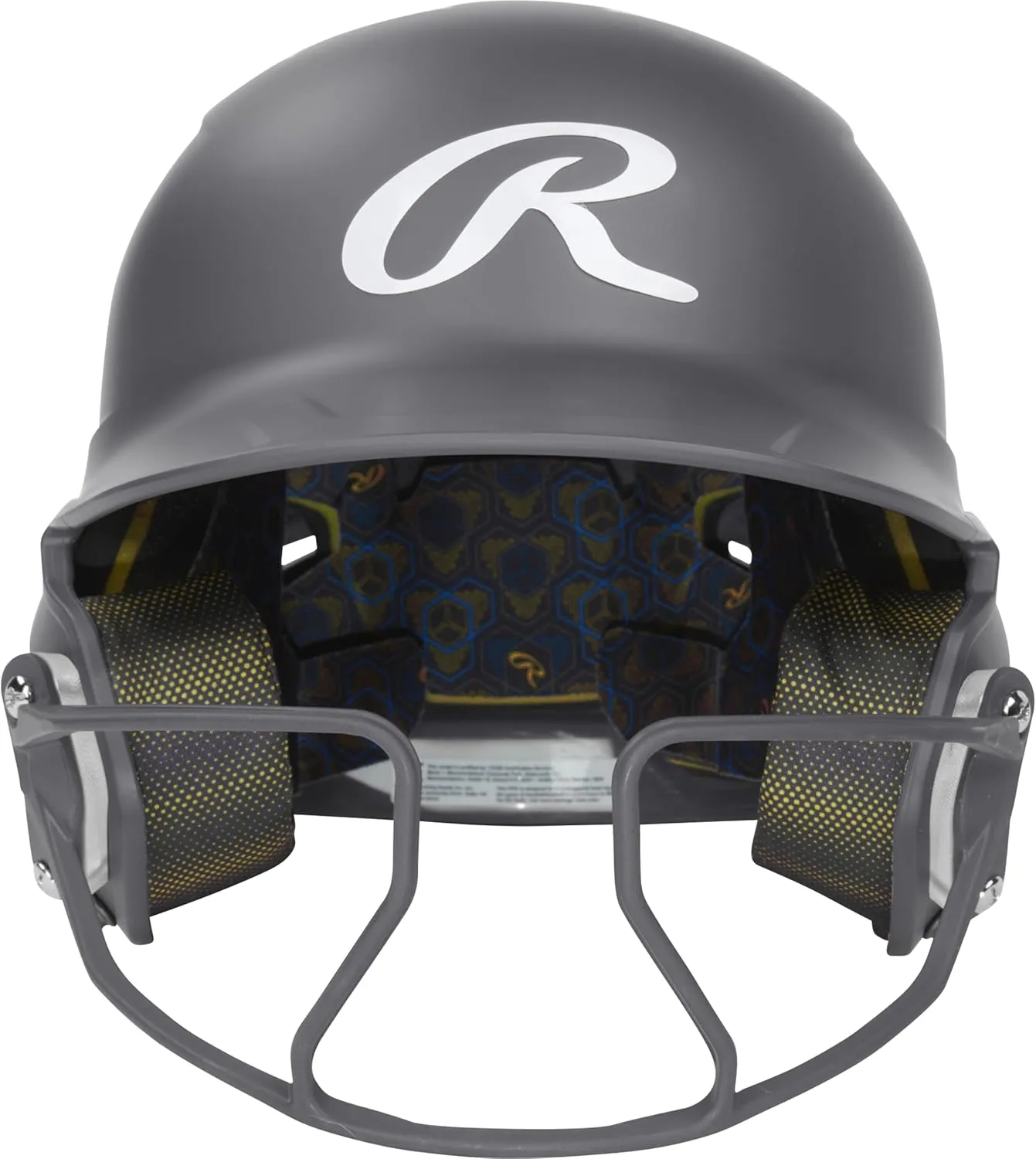 Rawlings | MACH HI-VIZ Fastpitch Softball Batting Helmet | Face Guard Attached