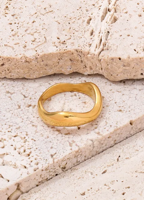 Ring | Tuva Twisted | 18K Gold Plated