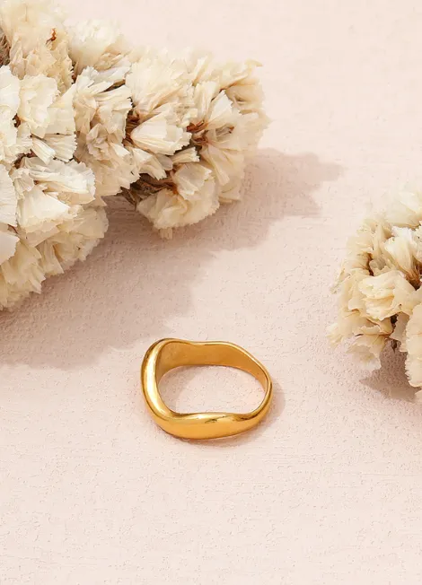 Ring | Tuva Twisted | 18K Gold Plated