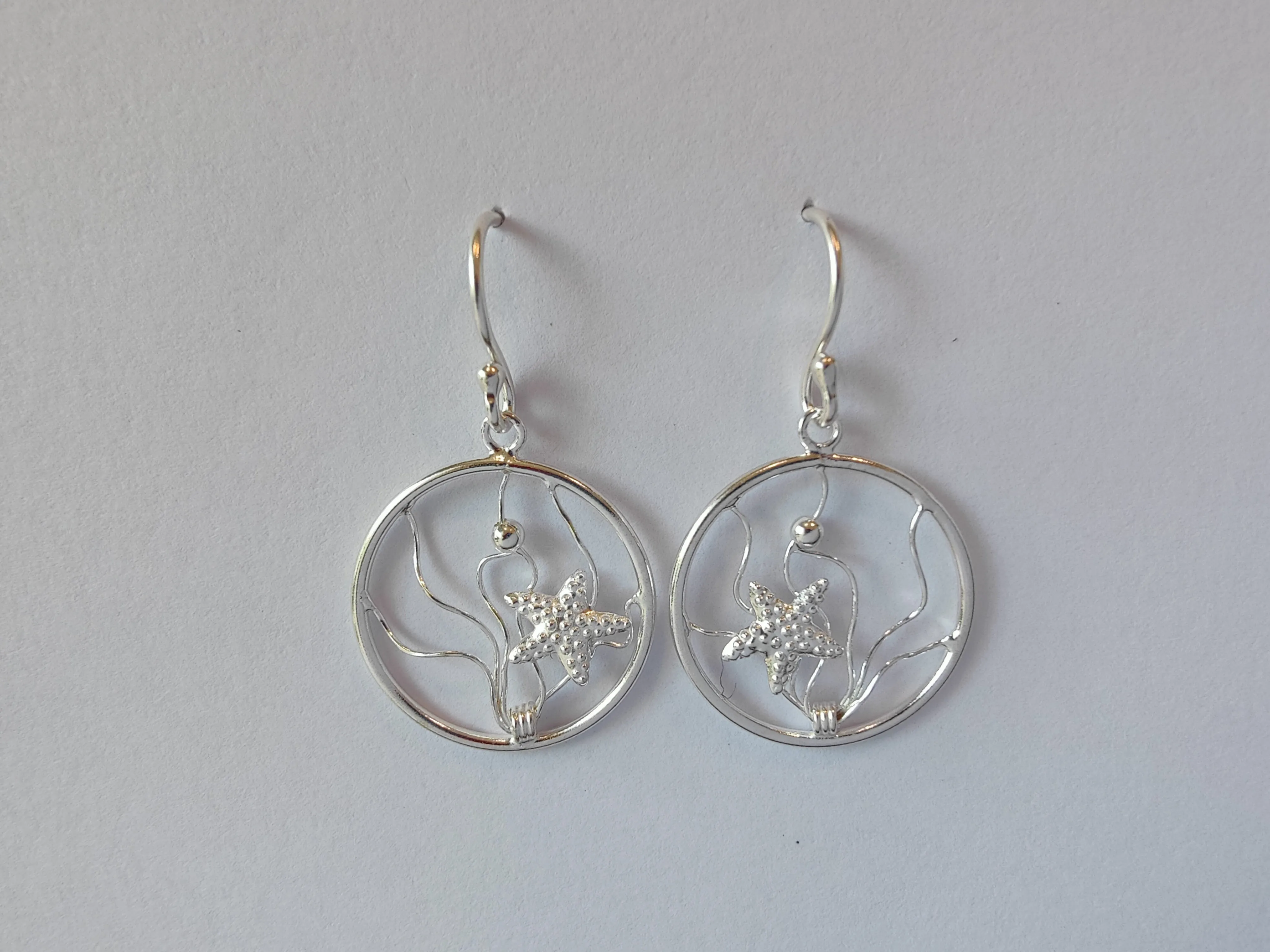 Sea Star Earrings - 925 Sterling Silver