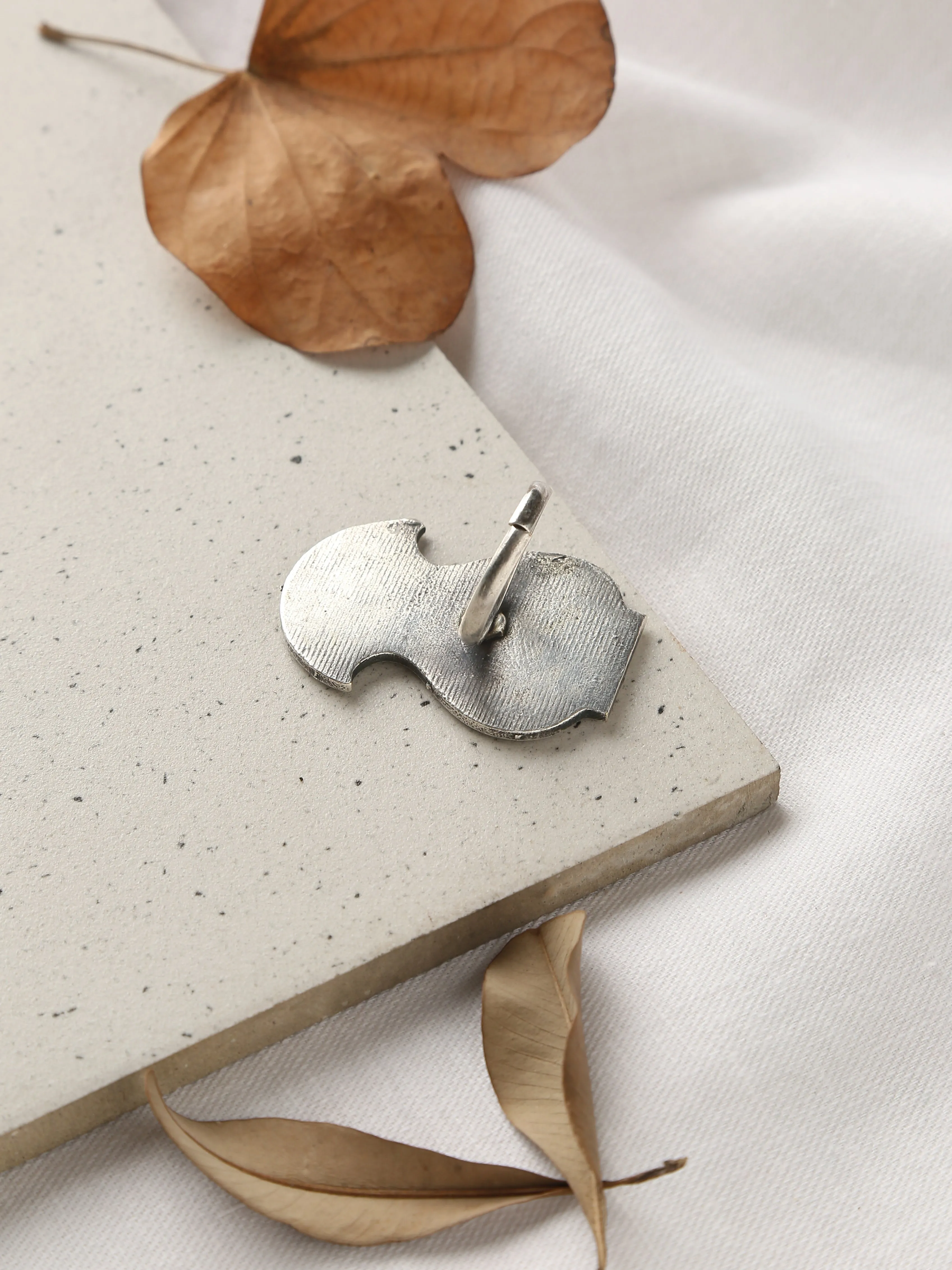 Silver-Plated Dancing Girl Ring
